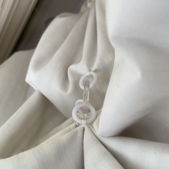 Country curtain maroon/beige stripped valance -4 curtains - Picture 3 of 4